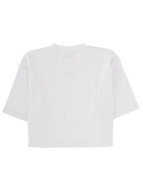 Off-White Women's Cropped Shirt White
