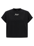 Balmain Cropped Shirt Black