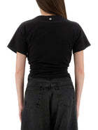 Rabanne Women's Shirt Cropped Black, view 4