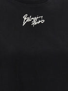 Balmain Cropped Shirt Black, view 4