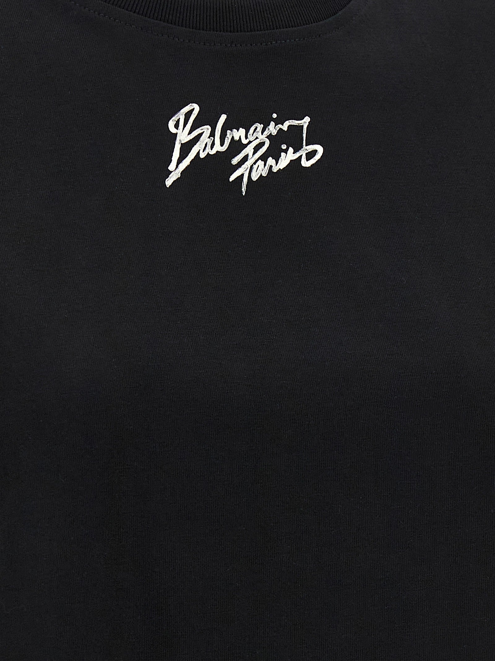 Balmain Cropped Shirt Black