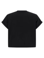 Balmain Cropped Shirt Black, view 2