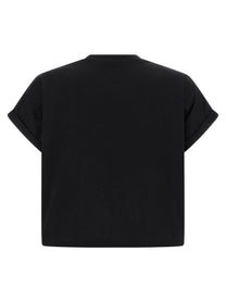 Balmain Cropped Shirt Black