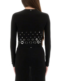 Rabanne Women's Cropped Top Black