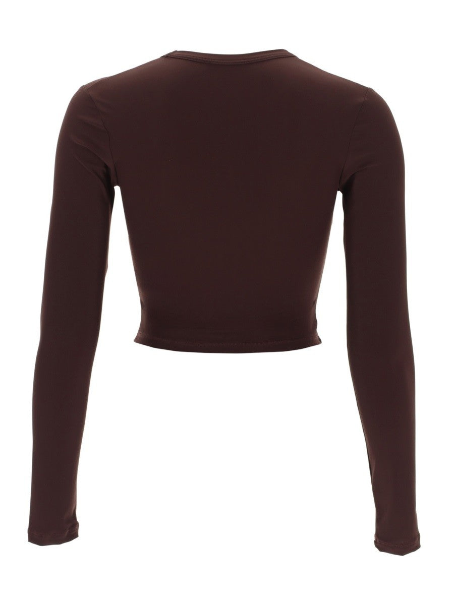 Jil Sander Women's Cropped Top Brown
