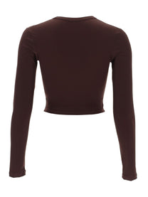 Jil Sander Women's Cropped Top Brown