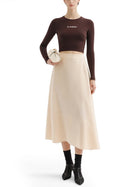 Jil Sander Women's Cropped Top Brown, view 2