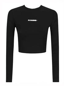 Jil Sander Women's Cropped Top Black