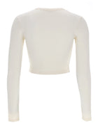Jil Sander Women's Cropped Top White, view 3