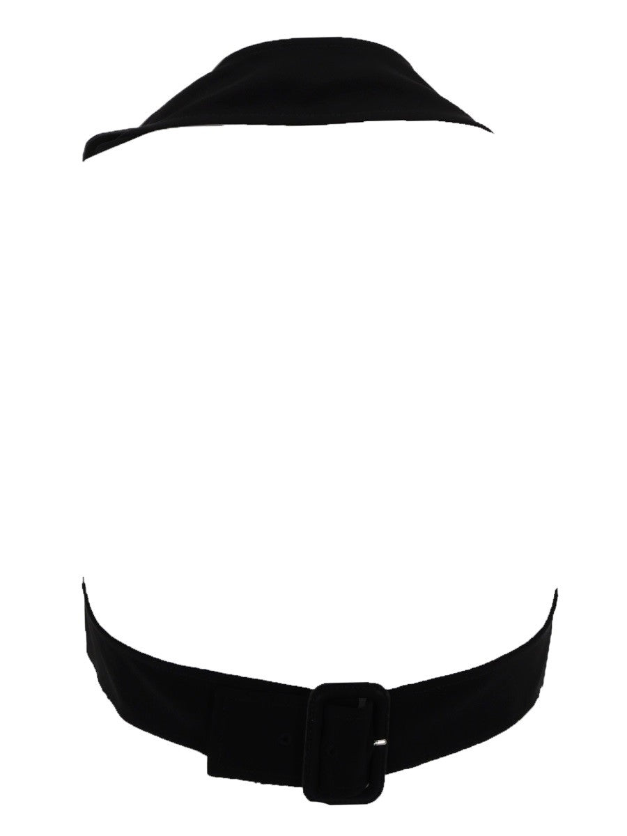 courrèges Women's Cropped Top Black