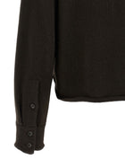 Guest In Residence Cropped Western Shirt Brown, view 4