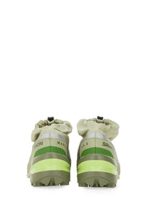 MM6 Maison Margiela Women's Cross Low Sneaker Green, view 7