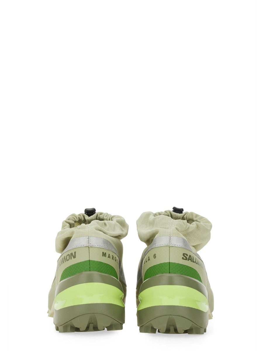 MM6 Maison Margiela Women's Cross Low Sneaker Green, view 7