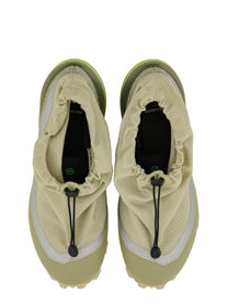MM6 Maison Margiela Women's Cross Low Sneaker Green, view 6
