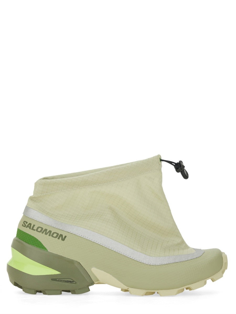 MM6 Maison Margiela Women's Cross Low Sneaker Green, view 3