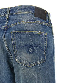 R13 Cross over Jeans Blue