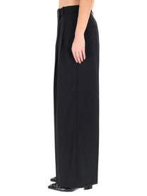 Ganni Women's Cross over Pants Black