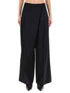 Ganni Women's Cross over Pants Black