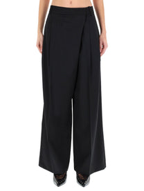 Ganni Women's Cross over Pants Black