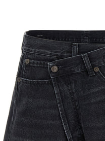 R13 Cross over Shorts Black