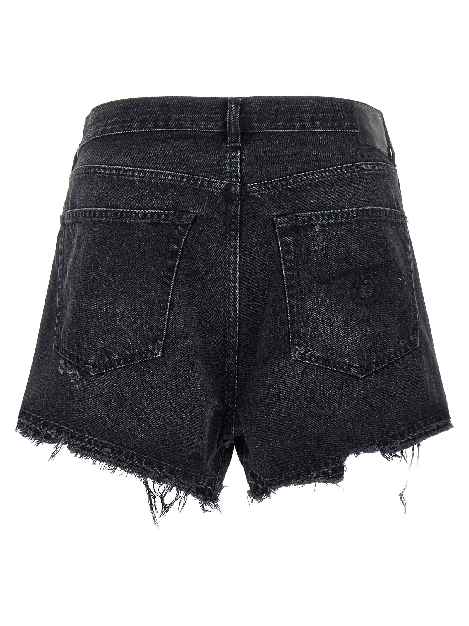 R13 Cross over Shorts Black