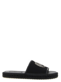 Dolce &amp; Gabbana Cross Stitch Espadrilles Black