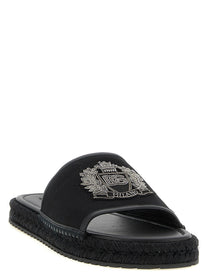 Dolce &amp; Gabbana Cross Stitch Espadrilles Black