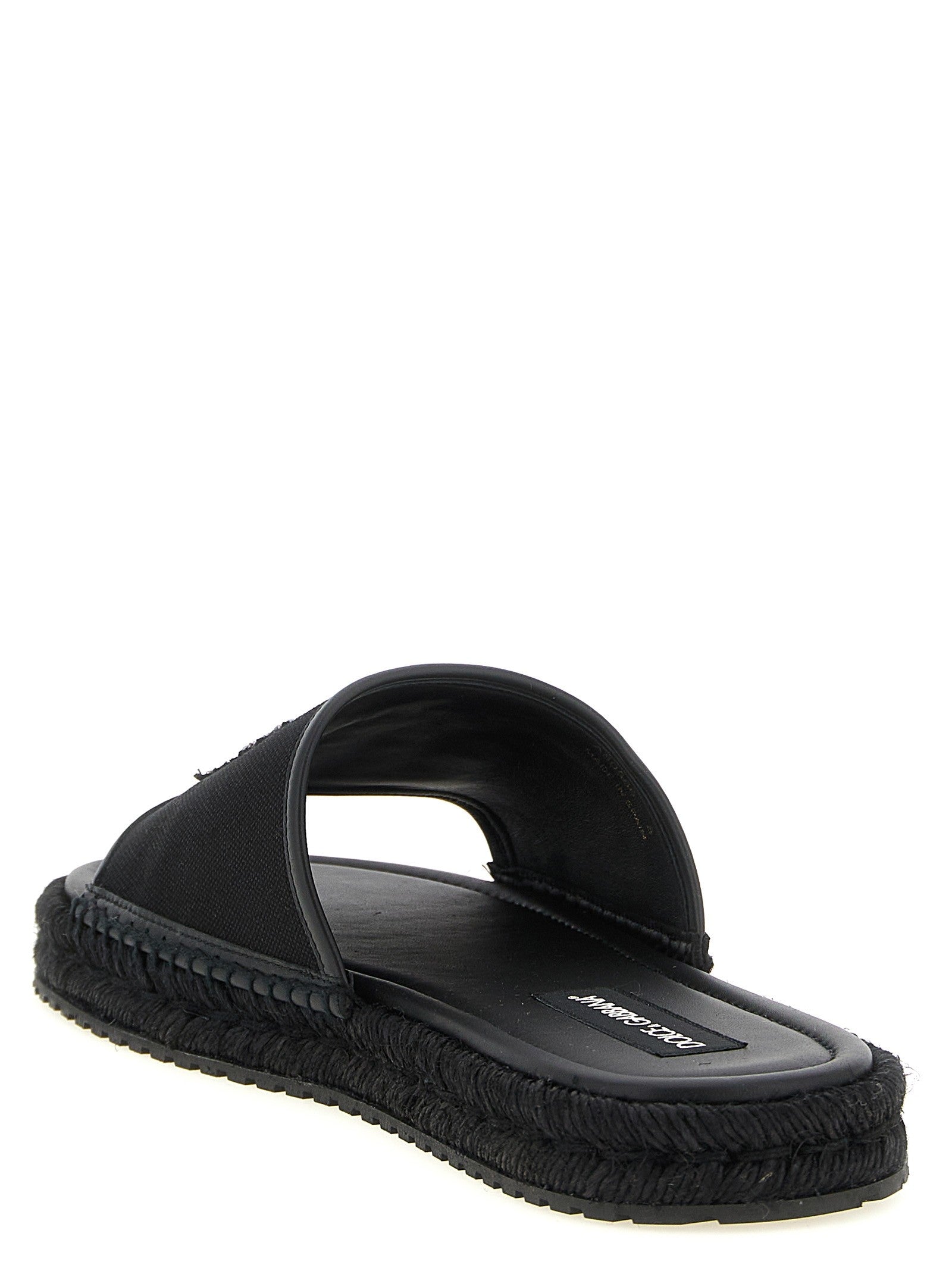 Dolce &amp; Gabbana Cross Stitch Espadrilles Black