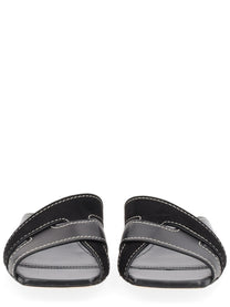 Tod's Women's Cross Strap Sandal Black