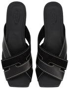 Tod's Women's Cross Strap Sandal Black, view 5