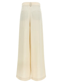 Brunello Cucinelli Crossed Pants White, view 2
