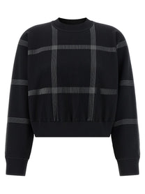 Pleats Please Issey Miyake Crossing Knit Sweater Black