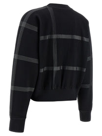 Pleats Please Issey Miyake Crossing Knit Sweater Black