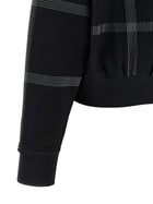 Pleats Please Issey Miyake Crossing Knit Sweater Black, view 5