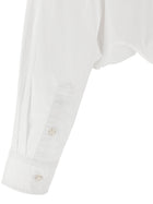 R13 Crossover Bubble Shirt White, view 4