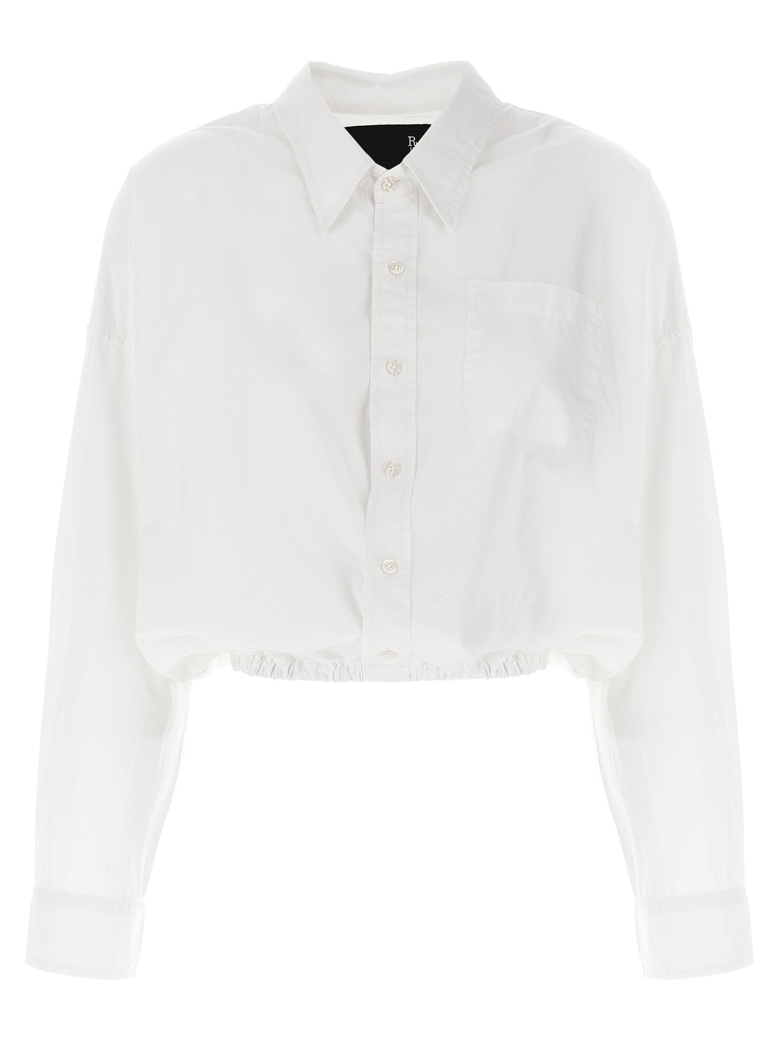 R13 Crossover Bubble Shirt White