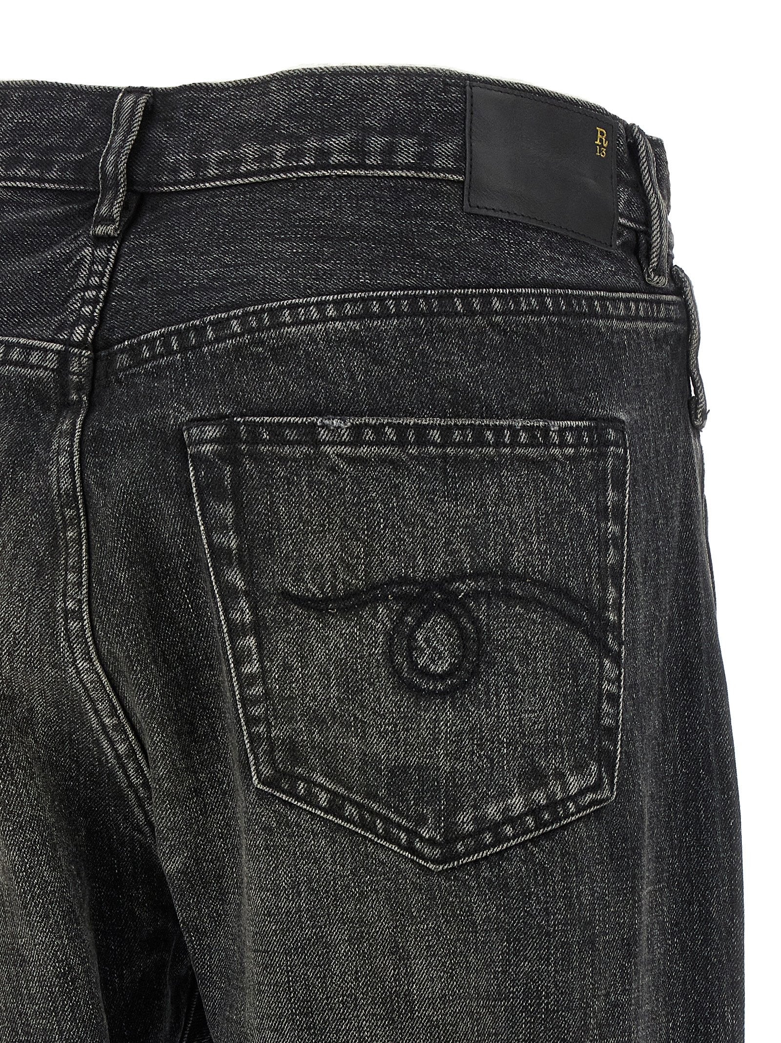 R13 Crossover Jeans Black