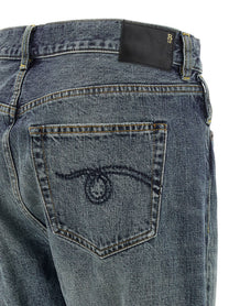 R13 Crossover Jeans Blue