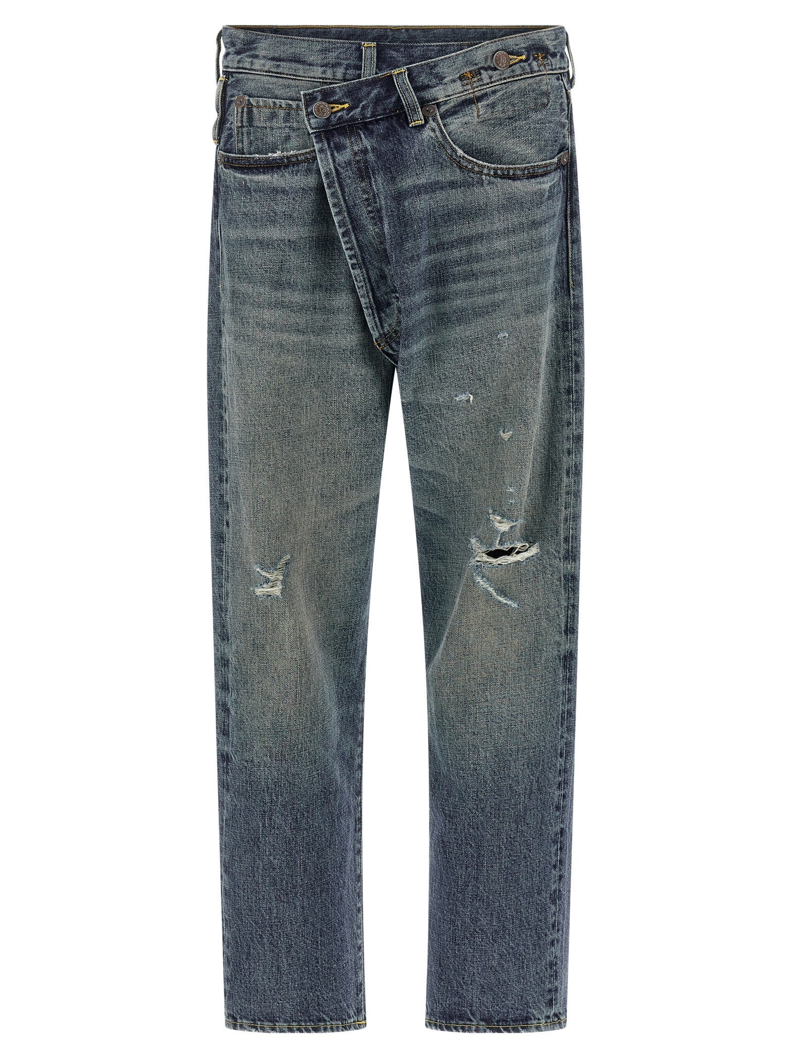 R13 Crossover Jeans Blue