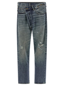 R13 Crossover Jeans Blue