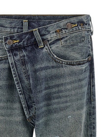R13 Crossover Jeans Blue