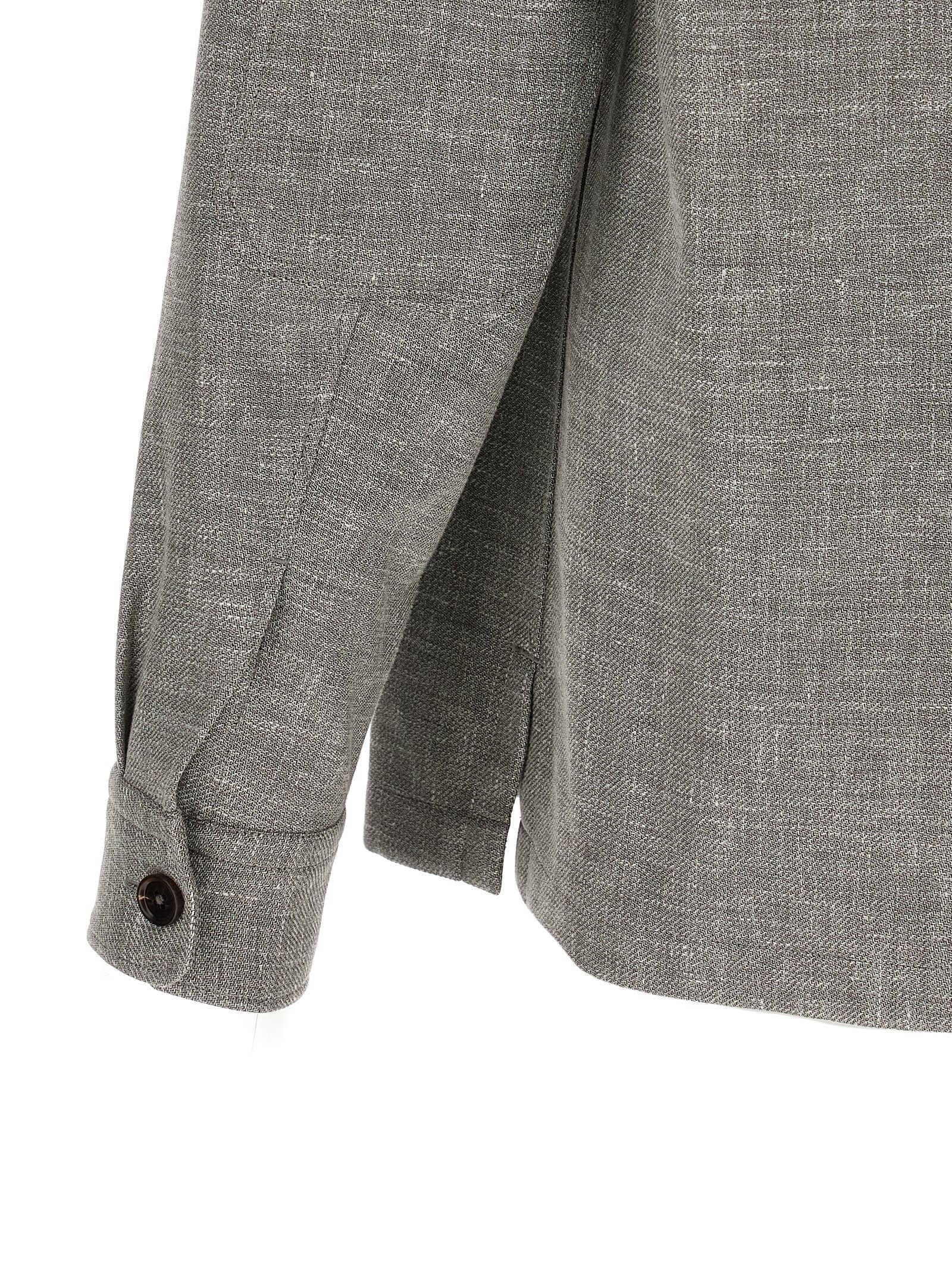 Zegna Crossover Overshirt Beige