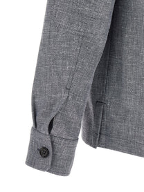 Zegna Crossover Overshirt Blue