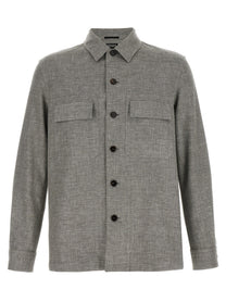 Zegna Crossover Overshirt Beige