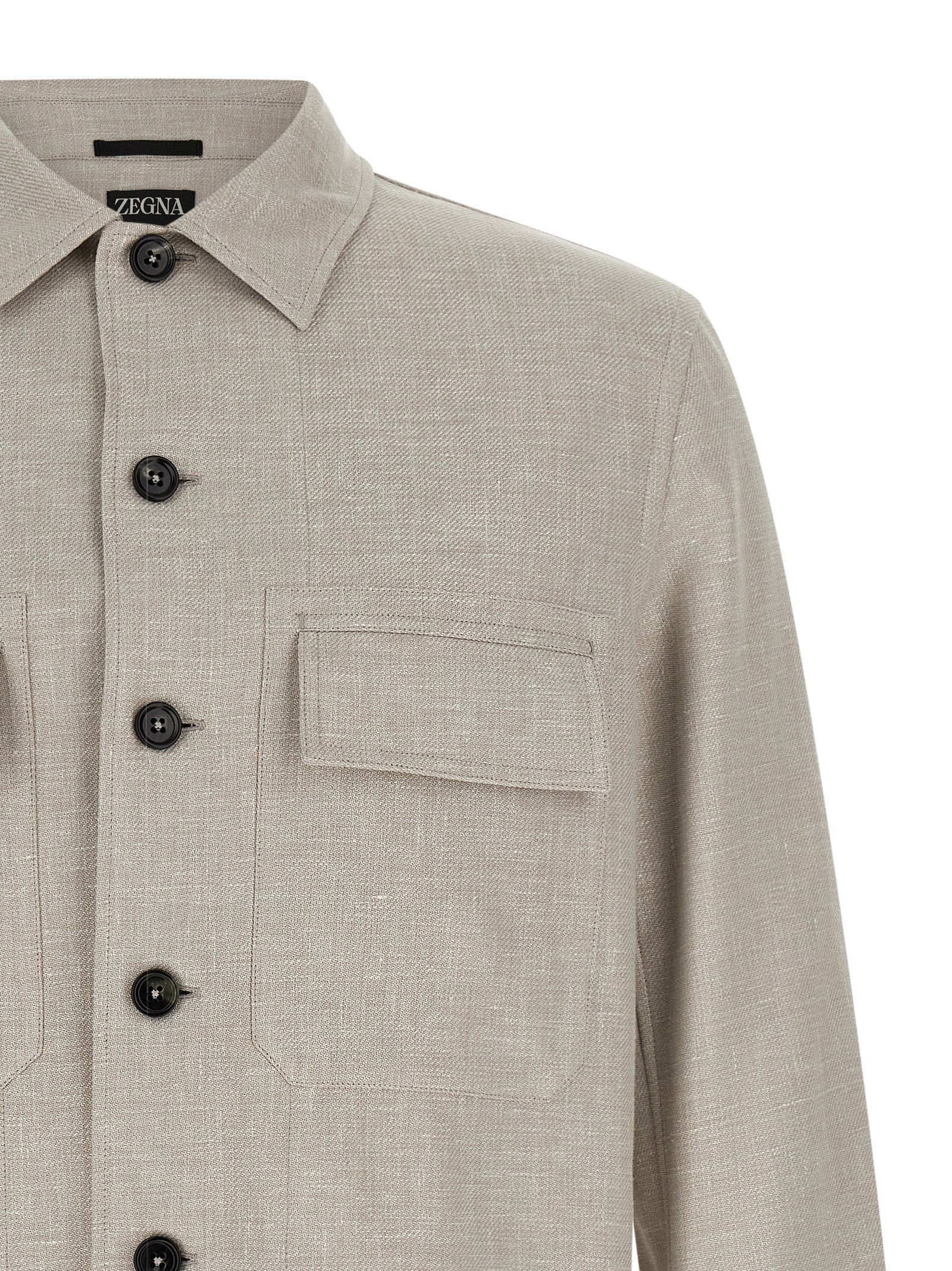 Zegna Crossover Overshirt Grey