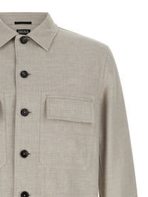Zegna Crossover Overshirt Grey