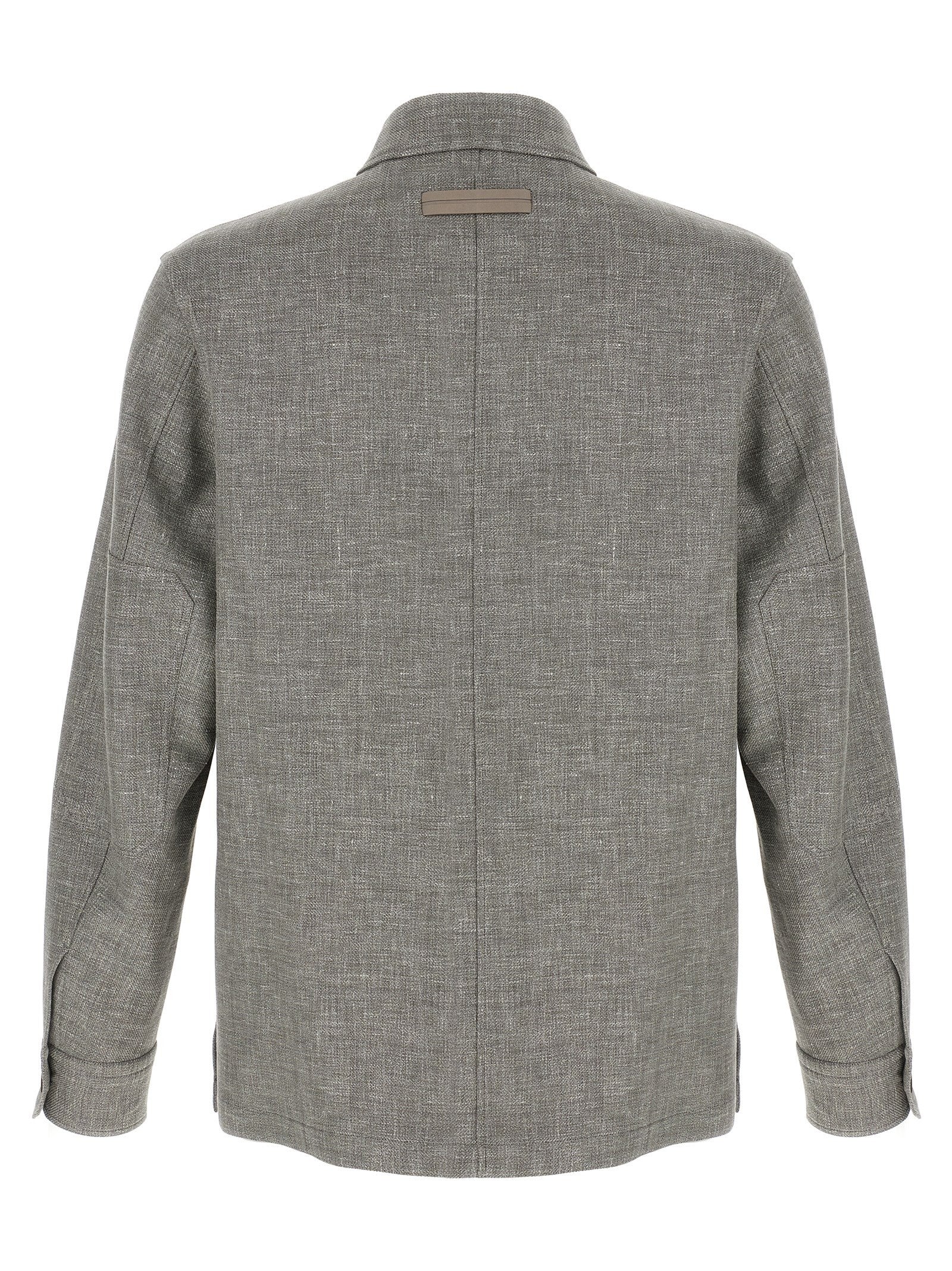 Zegna Crossover Overshirt Beige
