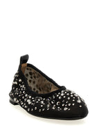 Tory Burch Crystal Ballet Flats Black, view 2