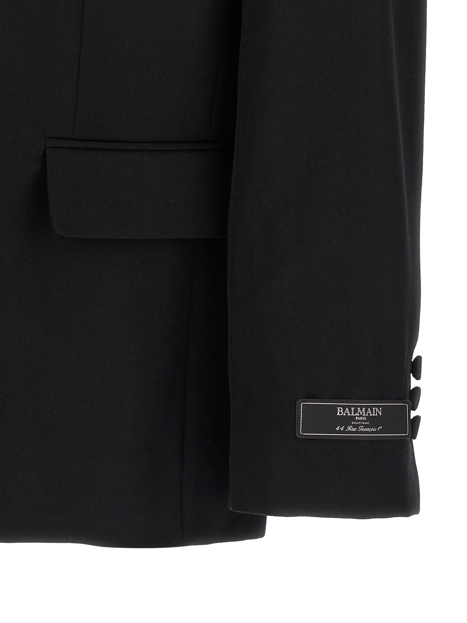 Balmain Crystal Blazer Black
