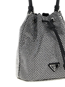PRADA Crystal Bucket Bag Grey, view 3